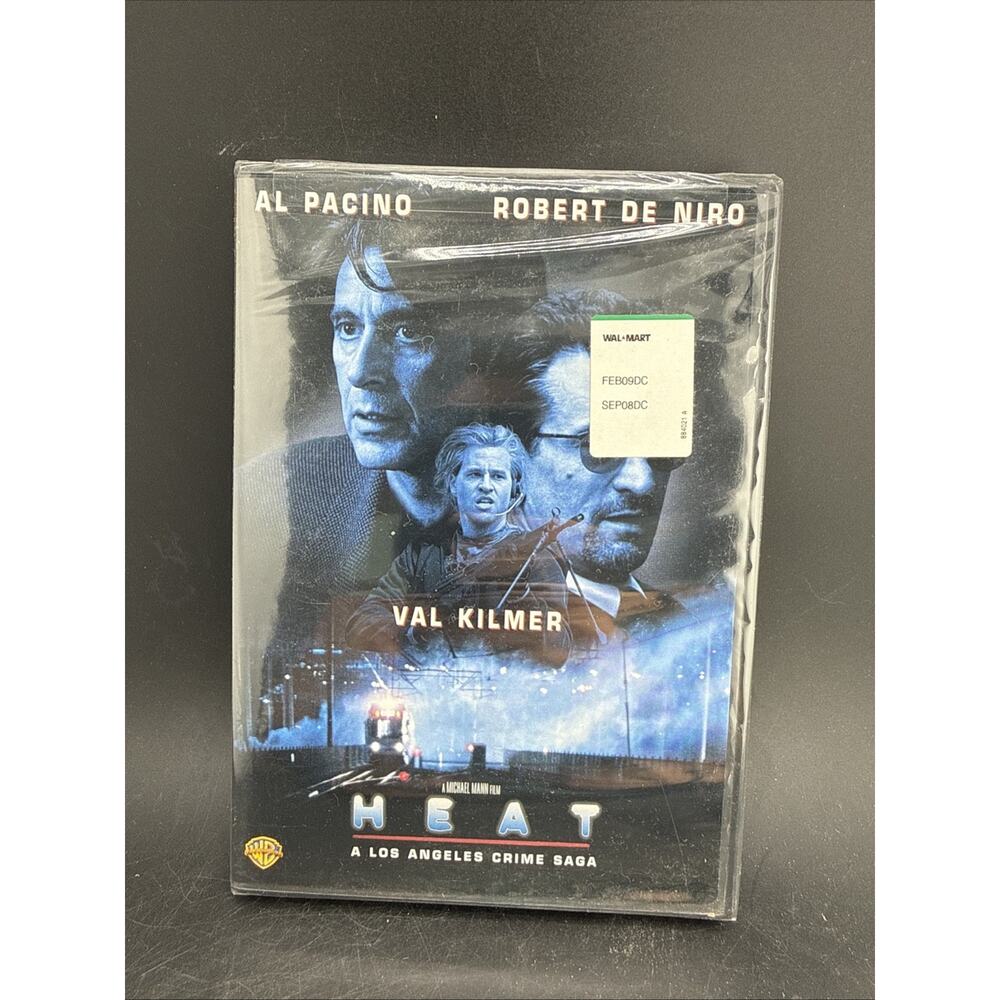 Heat DVD Factory Sealed Al Pacino Robert De Niro Val Kilmer Michael Mann